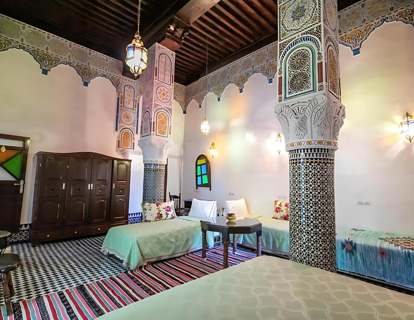 Imagen general del Riad Mouna, Fez. Foto 25