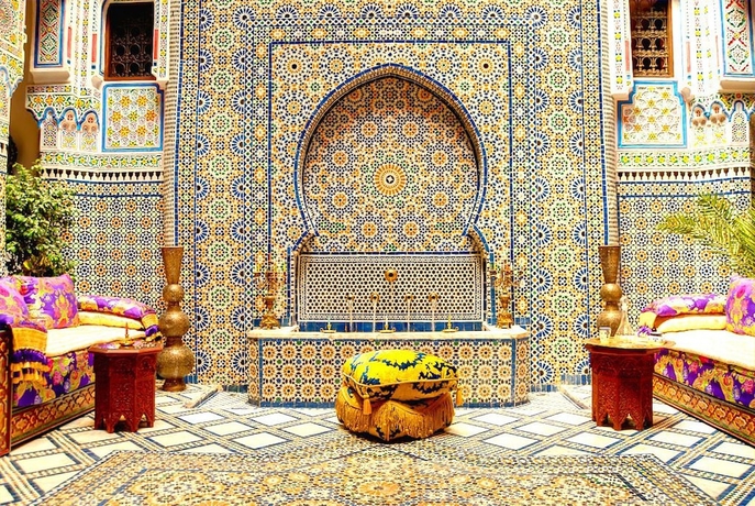 Imagen de los interiores del Riad Rcif. Foto 17