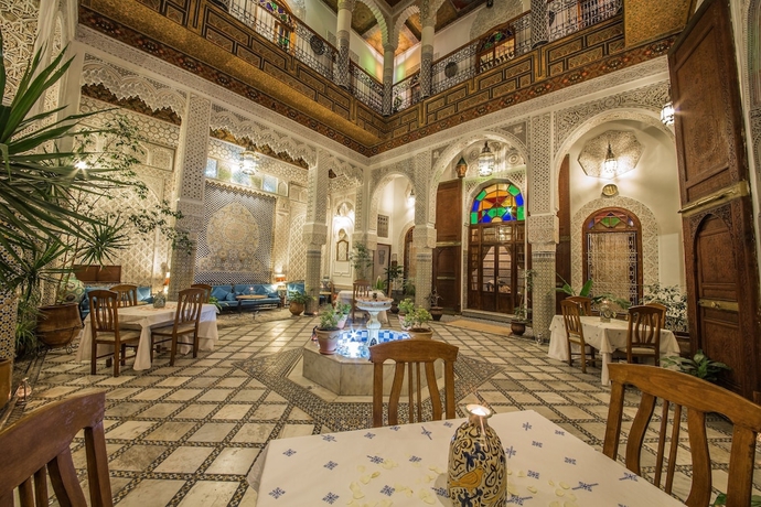 Imagen de los interiores del Riad Sara, Fez. Foto 19