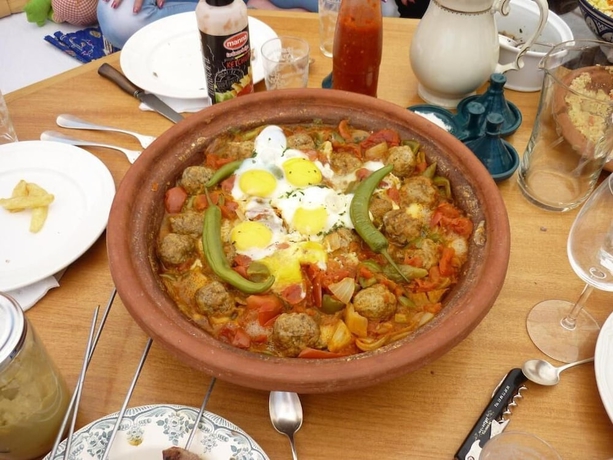 Imagen del bar/restaurante del Riad Sesame. Foto 2