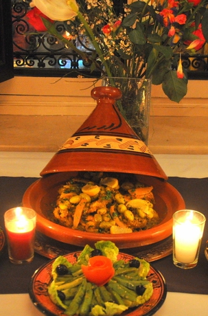 Imagen del bar/restaurante del Riad Zoraida. Foto 4