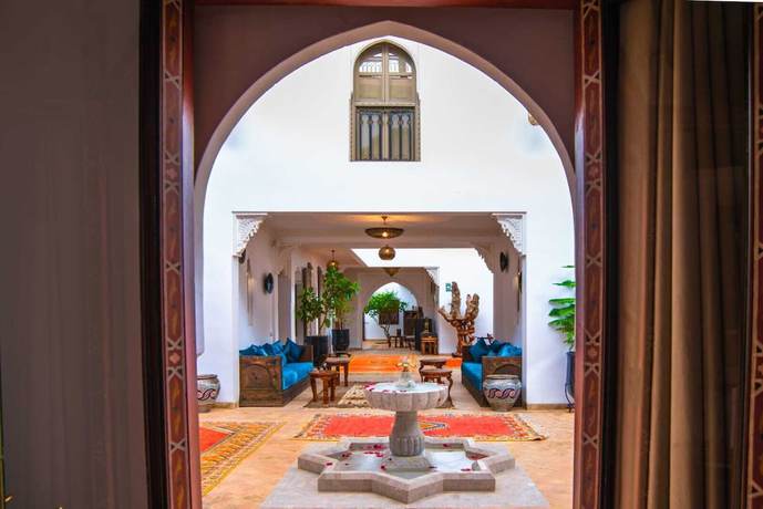 Imagen de los interiores del Riad la clé d'or. Foto 15