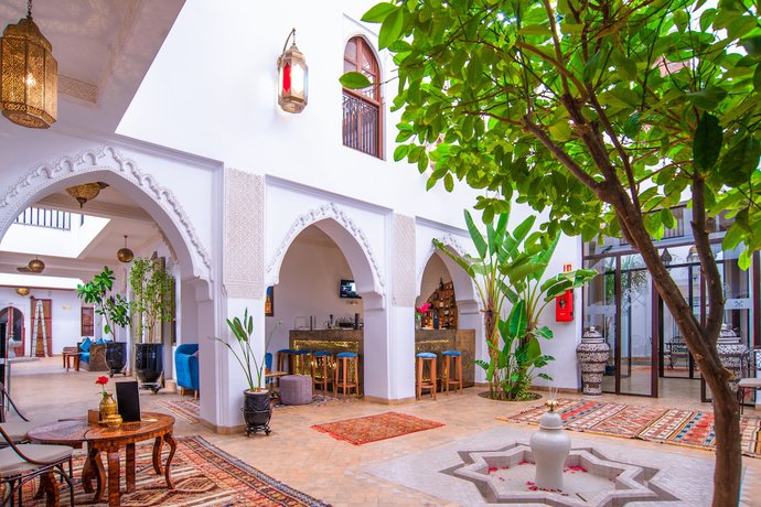 Imagen de los interiores del Riad la clé d'or. Foto 19