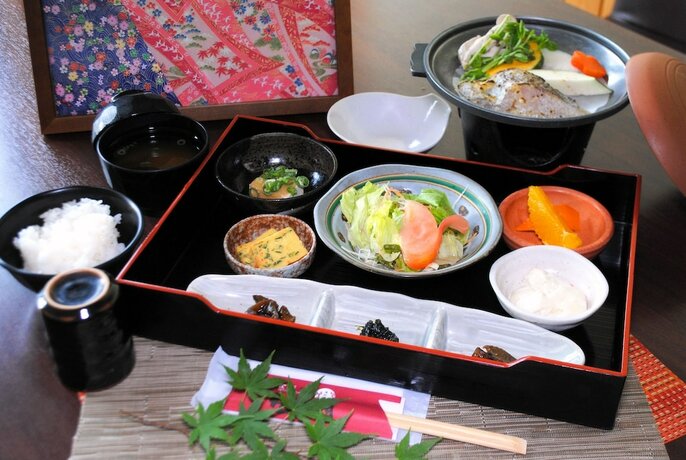 Imagen del bar/restaurante del Ryokan Yufusan. Foto 18