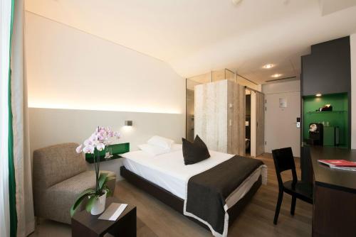 Habitación Individual del hotel Glockenhof Zürich