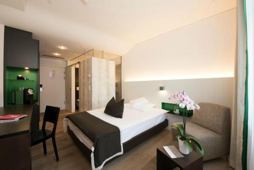 Habitación Individual del hotel Glockenhof Zürich. Foto 1