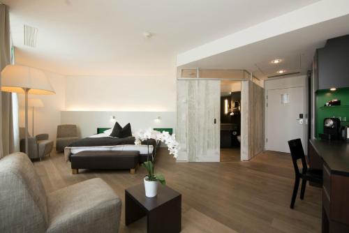 Habitación Doble Confort del hotel Glockenhof Zürich. Foto 5