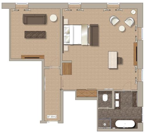 SUITE SENIOR del hotel St Gotthard