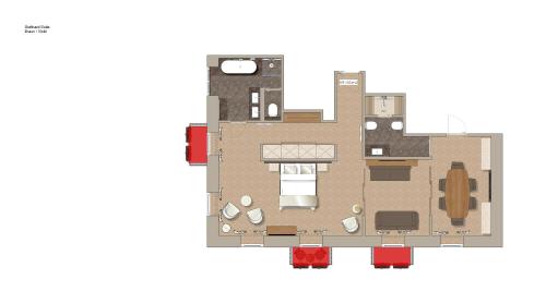 Suite Presidencial St. Gotthard del hotel St Gotthard