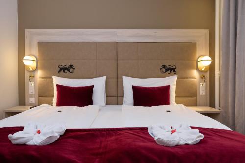 Habitación Deluxe con vista superior y balcón del hotel St Gotthard
