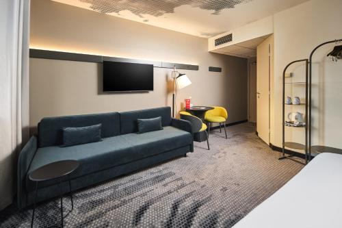 Habitación Executive - 1 cama doble y 1 sofá cama individual del hotel Ibis Praha Wenceslas Square. Foto 4