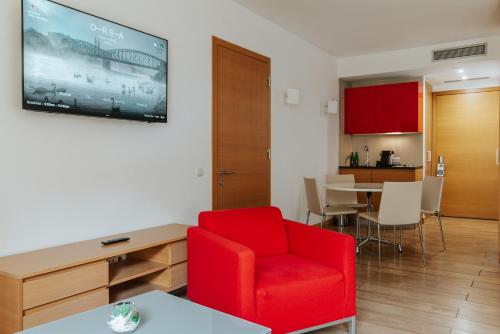 Estudio Deluxe del hotel OREA Andels Praha. Foto 1