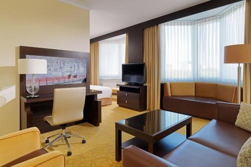 Suite Junior del hotel Heidelberg Marriott. Foto 1