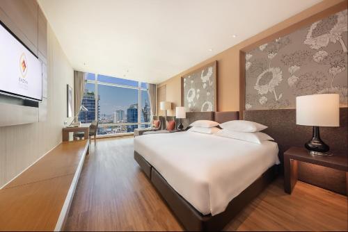 Habitación Doble Superior Sky - 1 o 2 camas del hotel Eastin Grand Sathorn Bangkok. Foto 2