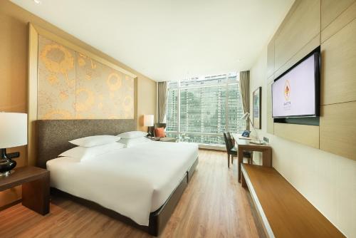 Habitación Doble Superior - 1 o 2 camas del hotel Eastin Grand Sathorn Bangkok. Foto 1