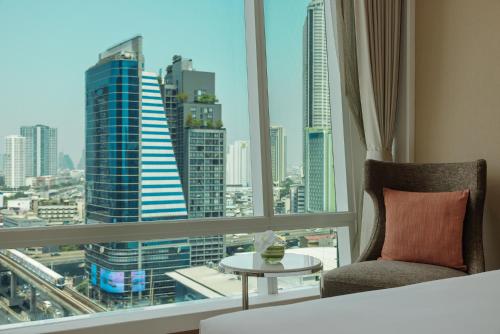 Habitación Doble Superior - 1 o 2 camas del hotel Eastin Grand Sathorn Bangkok. Foto 2