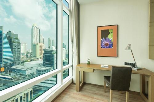 Habitación Doble Superior - 1 o 2 camas del hotel Eastin Grand Sathorn Bangkok. Foto 3
