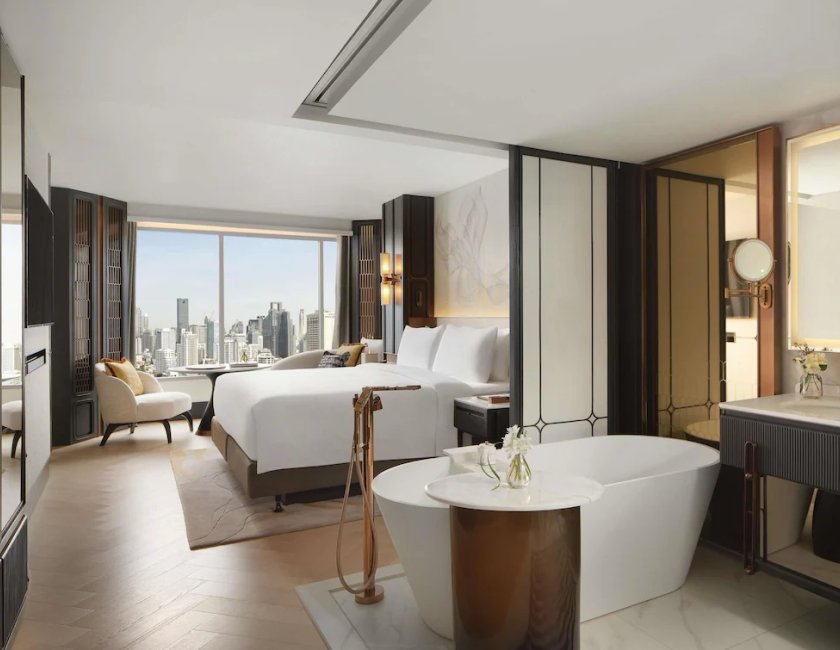 Fairmont King, Habitación del hotel Fairmont Bangkok Sukhumvit. Foto 4