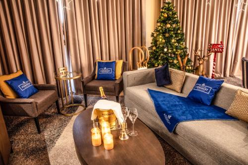Suite Temática de Navidad Pommery del hotel Hilton Munich City. Foto 4