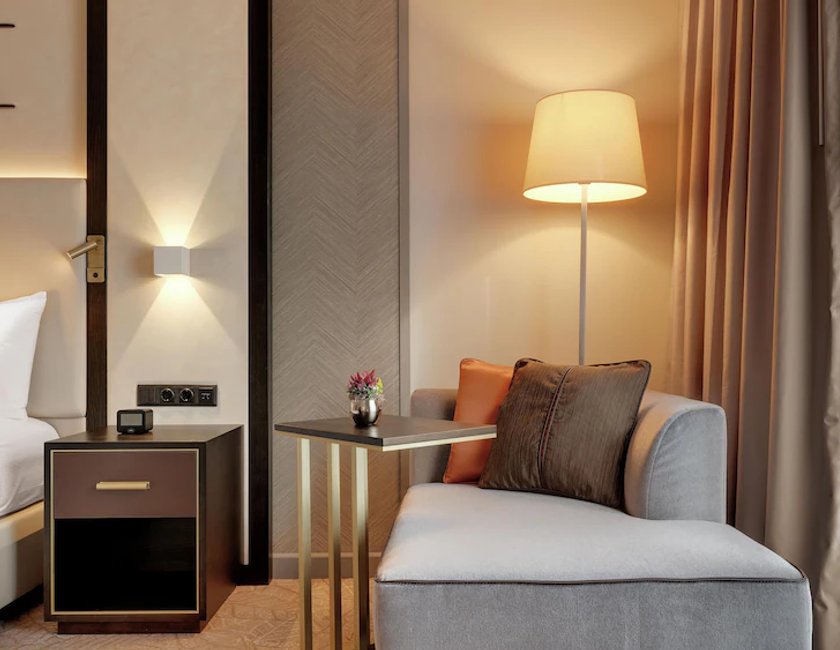 Habitación ejecutiva, 1 cama de matrimonio grande del hotel Hilton Munich City. Foto 1