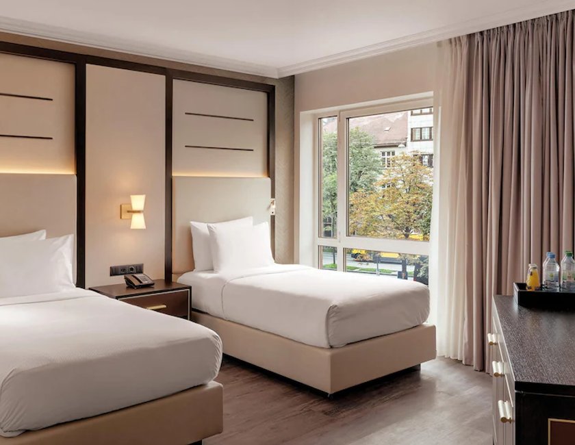 Habitación, 1 cama doble, accesible para personas con discapacidad del hotel Hilton Munich City