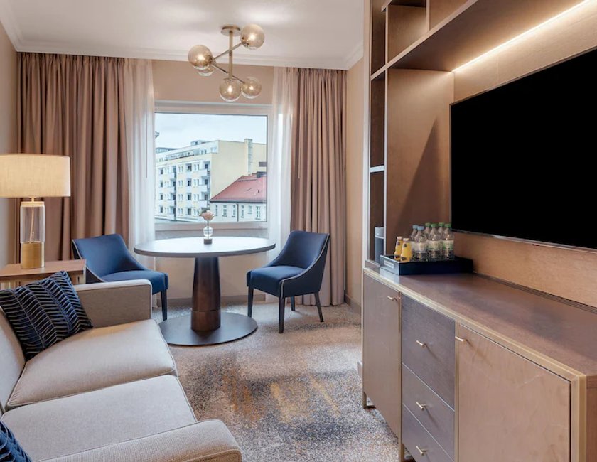 Suite junior, 2 camas individuales (Plus) del hotel Hilton Munich City. Foto 1