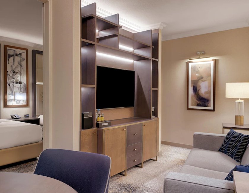 Suite junior, 2 camas individuales (Plus) del hotel Hilton Munich City. Foto 2