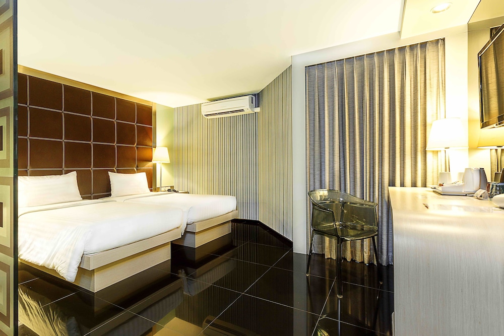 Habitación doble Superior Vista ciudad 2 Camas individuales del hotel Ibis Styles Chiang Mai. Foto 2