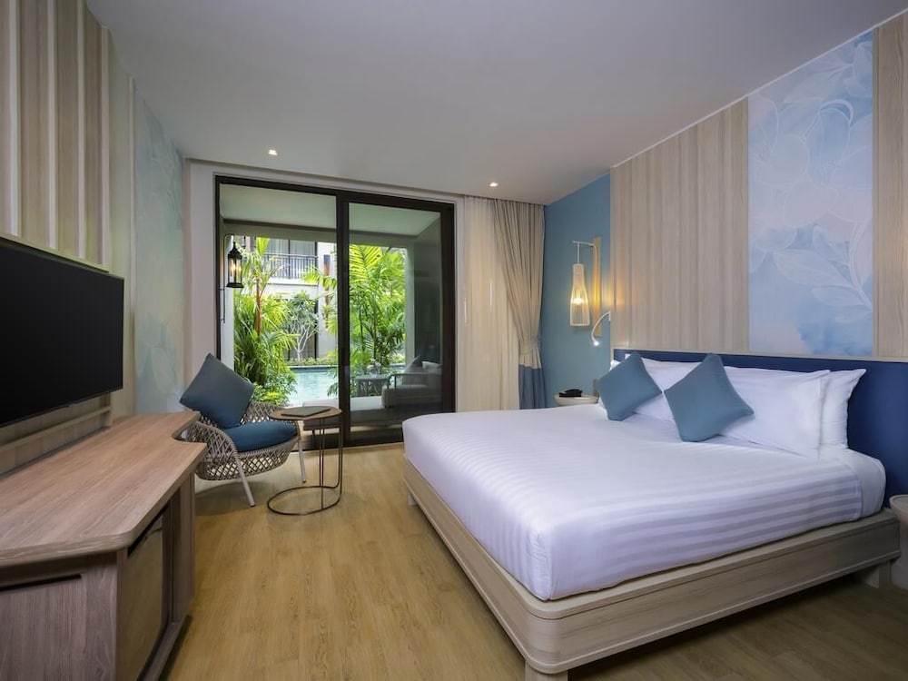 Habitación Deluxe con 1 Cama Doble Acceso a la Piscina Ala Playa del hotel Mercure Samui Chaweng Tana. Foto 2