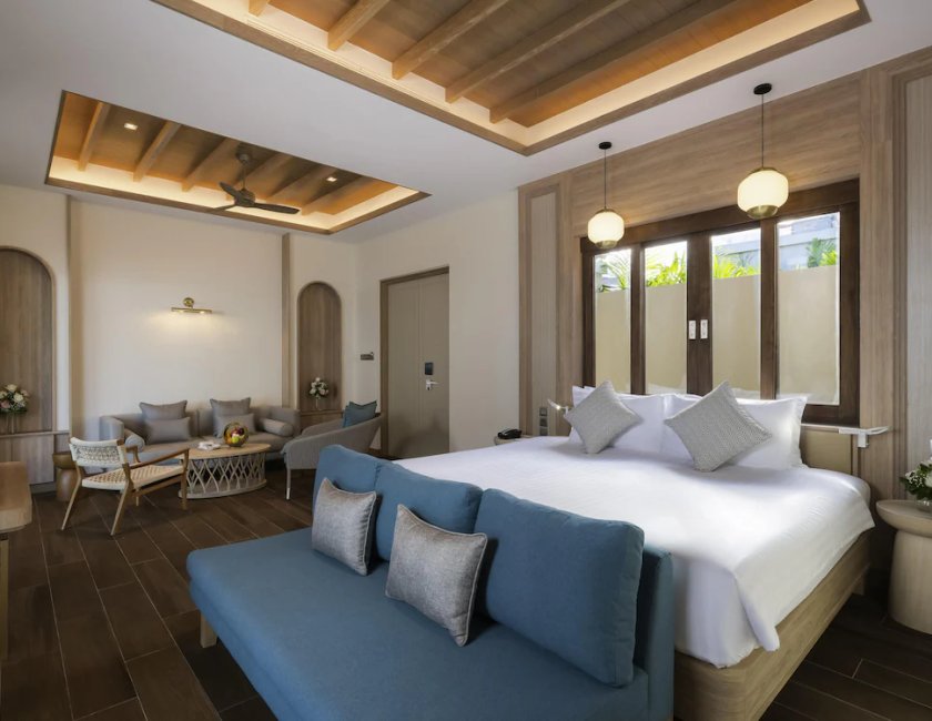 Villa Vista Mar 1 habitación Frente Playa Con Vistas 1 Cama doble del hotel Mercure Samui Chaweng Tana. Foto 1
