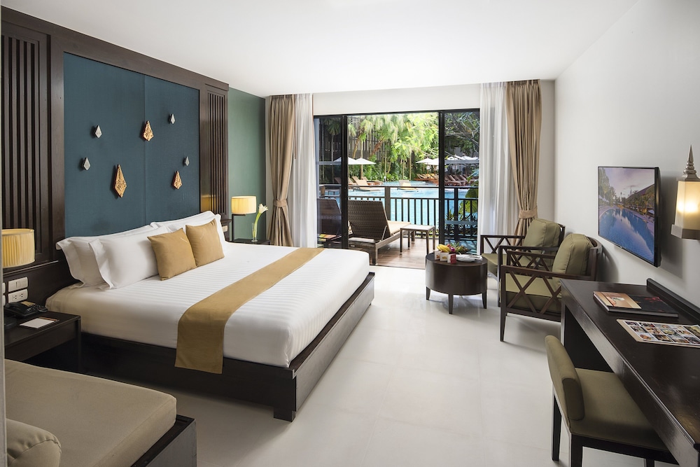 Habitación Deluxe, 1 cama de matrimonio grande, acceso a la piscina del hotel Centara Anda Dhevi Resort and Spa. Foto 2