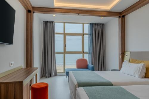 Habitación Superior con vistas al mar - 2 camas individuales del hotel Faranda Rías Altas. Foto 3