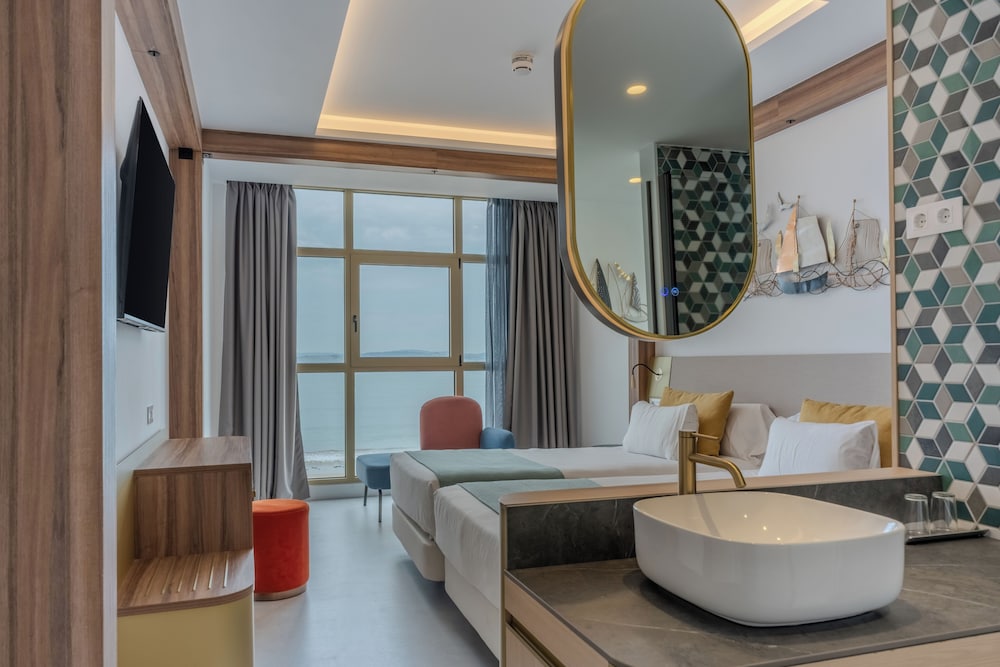 Habitación Superior 2 camas, vista al mar del hotel Faranda Rías Altas. Foto 5