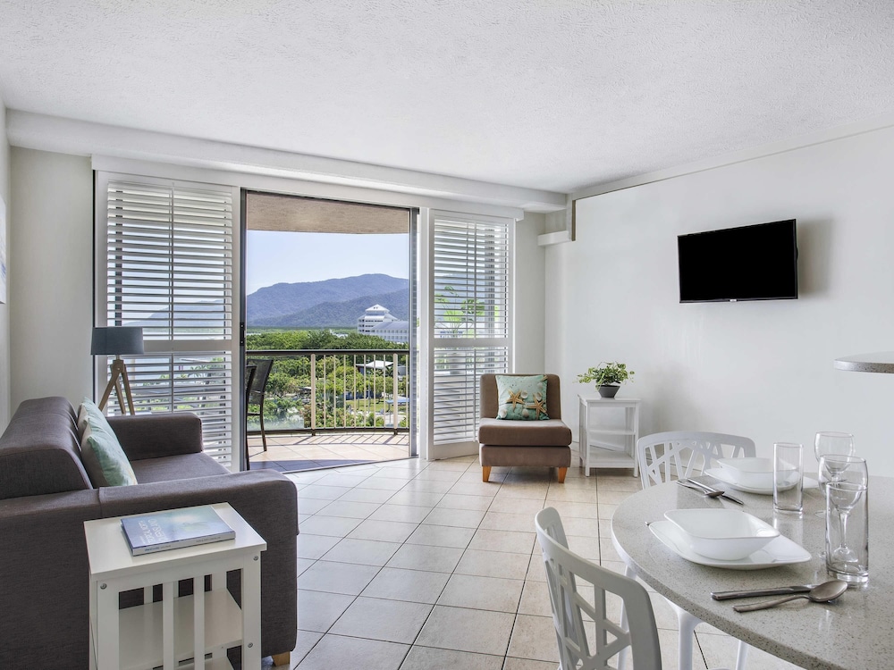 Suite de 1 dormitorio con vistas al océano del hotel Breakfree Royal Harbour
