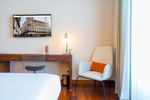 Habitación Doble - 1 o 2 camas del hotel Compostela. Foto 8