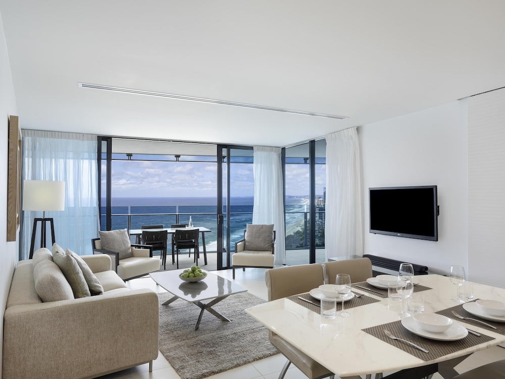 Apartamento de 1 dormitorio con vistas al océano del hotel PEPPERS SOUL SURFERS PARADISE