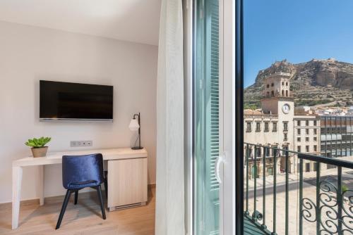 Habitación Doble con vistas - 2 camas del hotel Eurostars Mediterranea Plaza. Foto 8