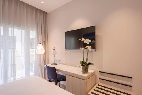 Habitación Individual del hotel Eurostars Mediterranea Plaza. Foto 1