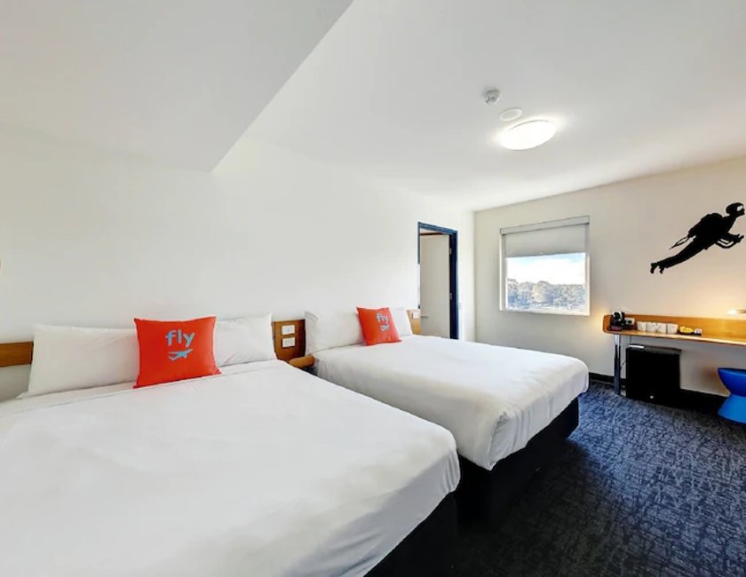 Habitación doble Económica 2 Camas queen Agradable del hotel Ibis Budget Sydney Airport. Foto 2