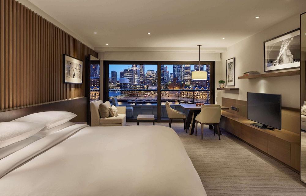 1 Cama King con Vistas a la Bahía y la Ciudad del hotel Park Hyatt Sydney