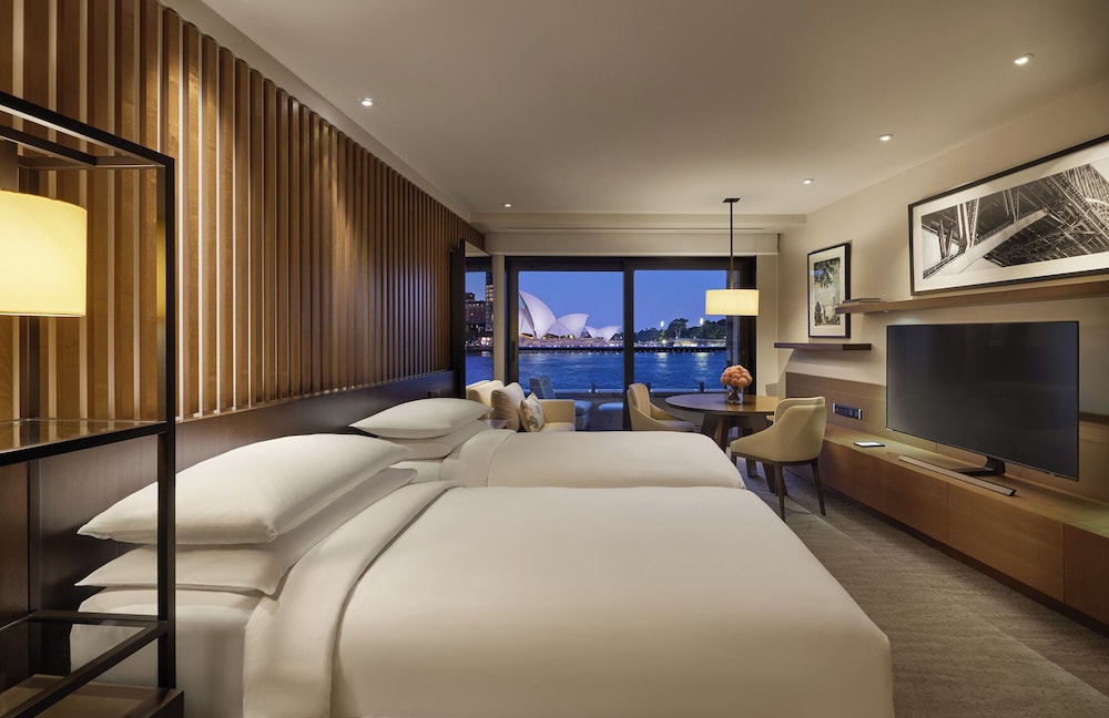 2 Camas Individuales con Vistas a la Ópera del hotel Park Hyatt Sydney