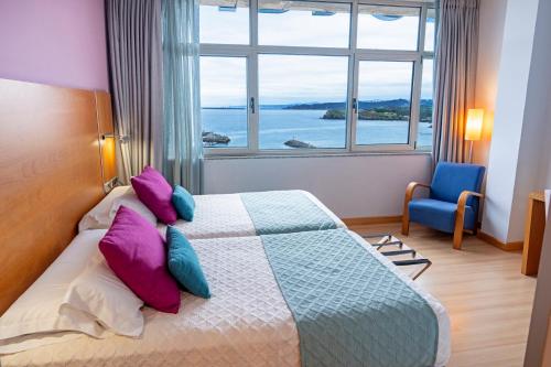 Habitación Superior con vistas al mar - 2 camas individuales del hotel Faranda Marsol Candás
