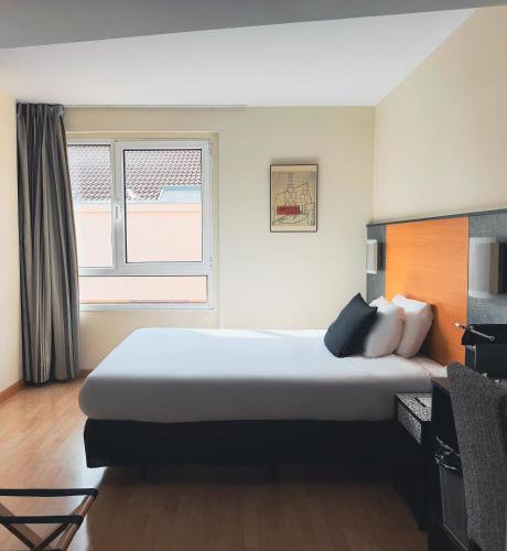 1 cama doble del hotel Faranda Pathos Gijon, Ascend Hotel Collection. Foto 12