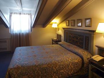 Habitación doble del hotel Palacio de los Velada