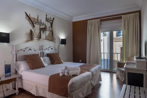 Habitación Clásica doble con 2 camas del hotel Palacio de Valderrabanos