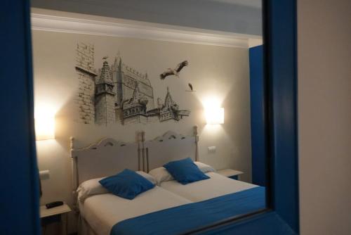 Habitación Doble Económica - 2 camas del hotel Palacio de Valderrabanos. Foto 5