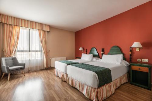 Habitación Doble Estándar - 2 camas del hotel Rio Badajoz. Foto 2
