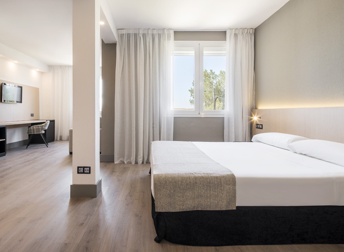 Habitación doble Accesible del hotel Ilunion Las Lomas