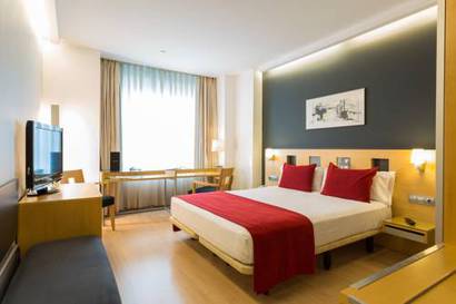 Habitación doble del hotel Sercotel Caspe