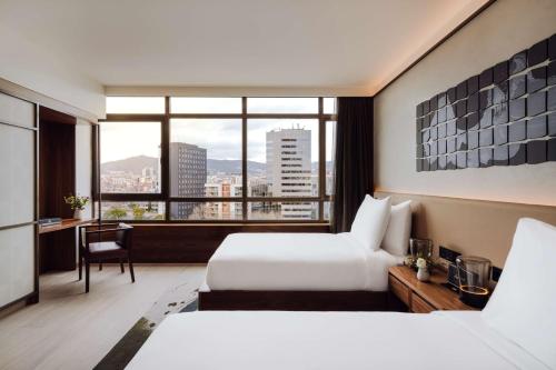 Habitación Premium - 2 camas dobles del hotel Nobu Barcelona